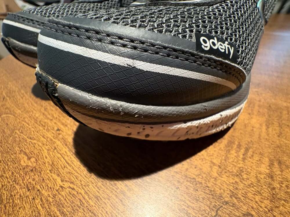 Gravity Defyer G-Defy Mighty Walk Women's Athletic Shoes Gray and Salmon Size 9 - Picture 13 of 14